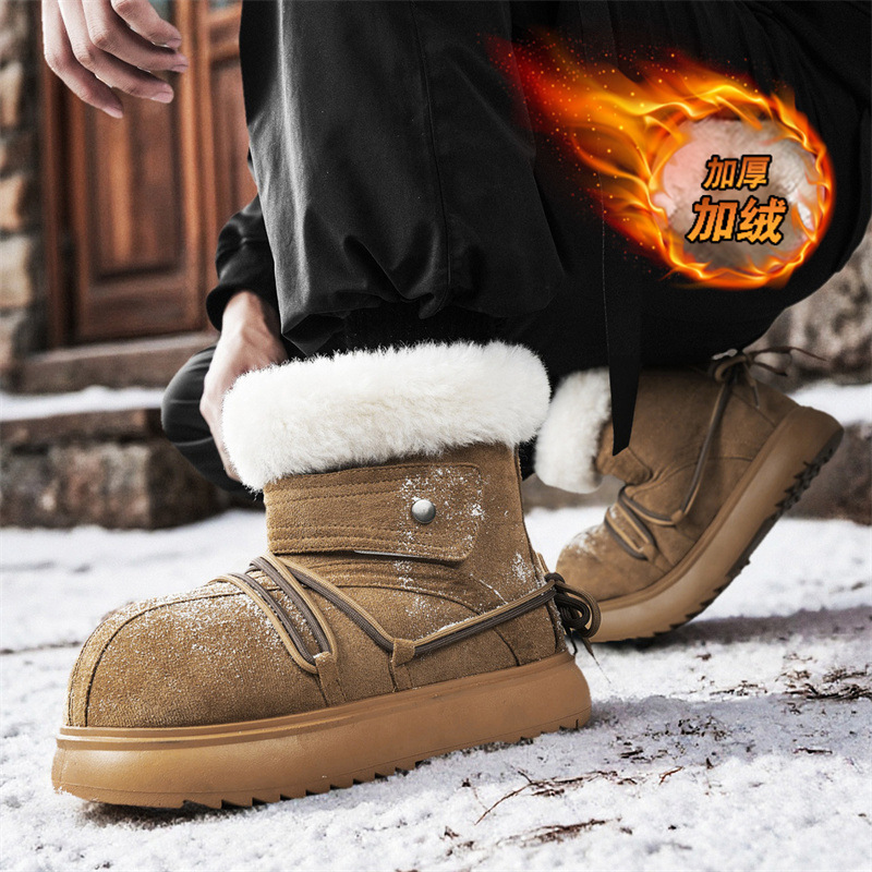 2025 New Winter Men Snow Boots - Mens Fashion Trainers 评论和价格