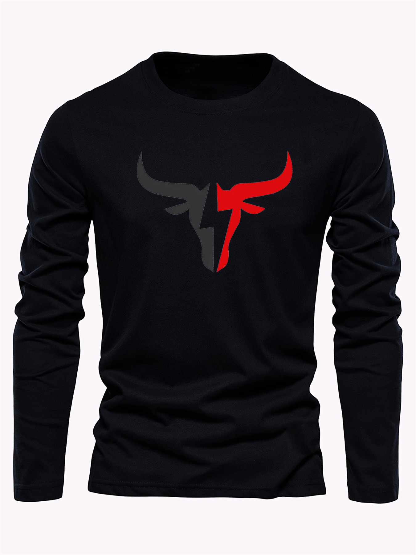 Simple Solid Color Men's Long  - Mens Fashion Clothes 评论和价格