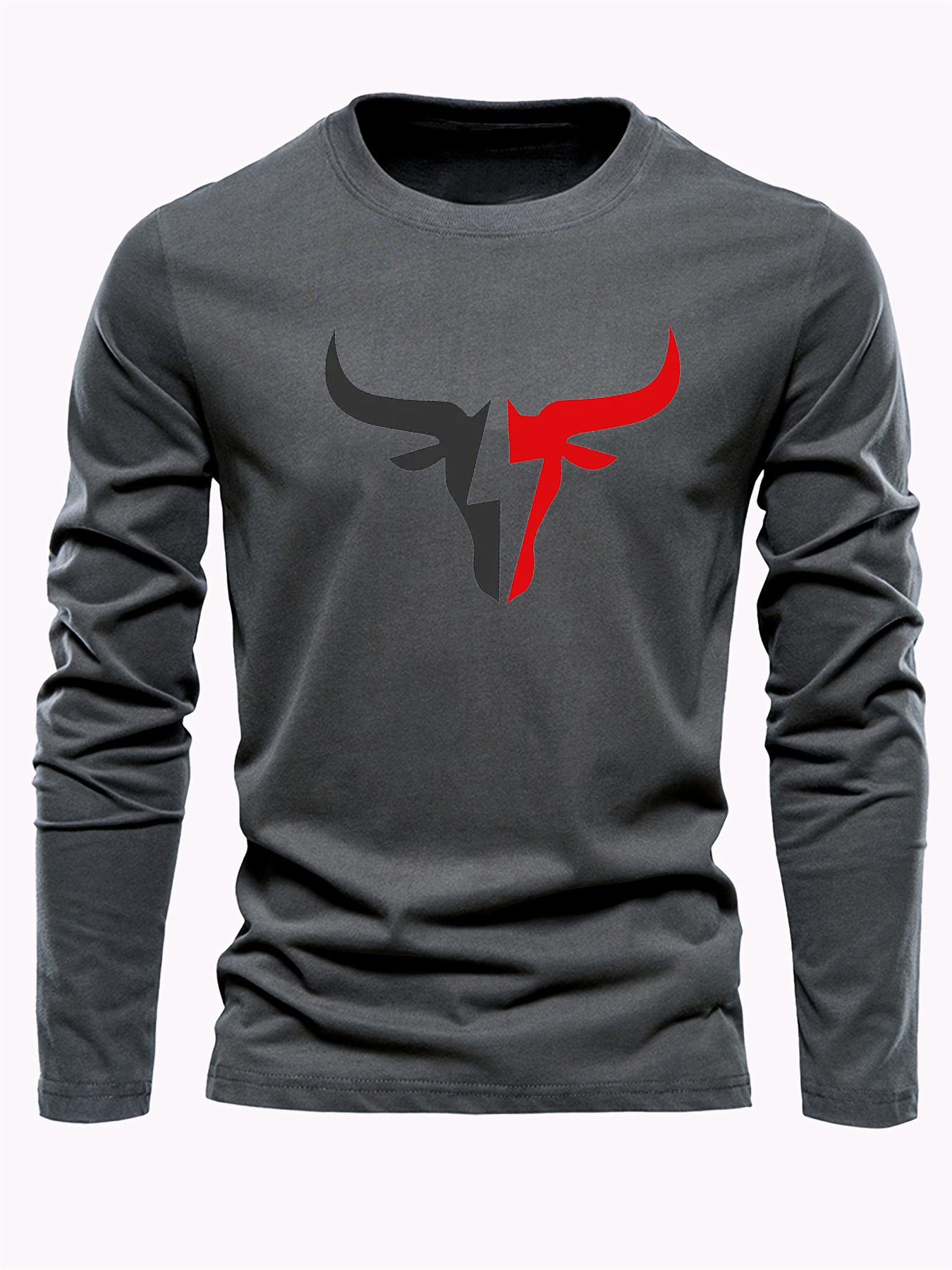 Simple Solid Color Men's Long  - Mens Fashion Clothes 评论和价格